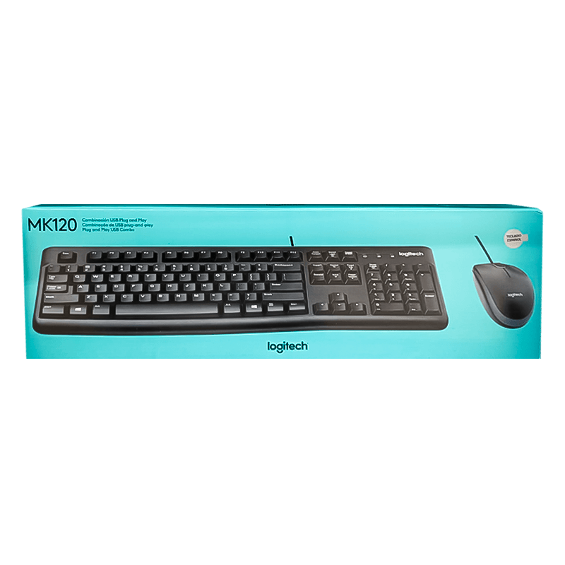 Combo Teclado Mouse Logitech Mk120 6465